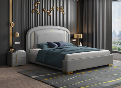 Double bed, bed, wood design, luxury furniture, upholstered bed, designer bed, beds